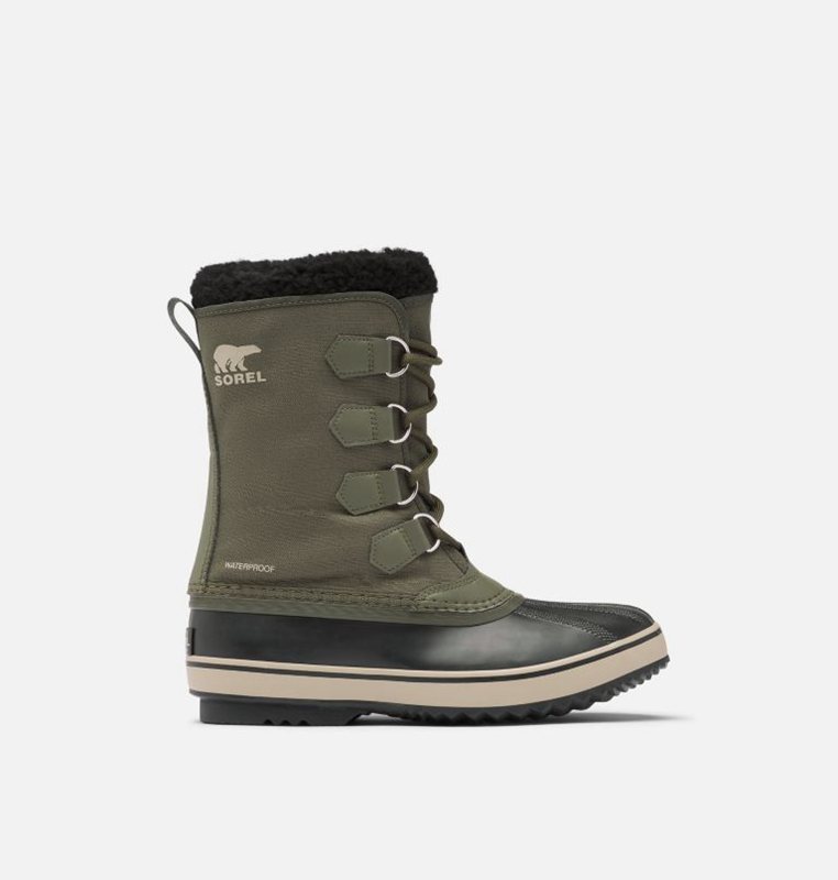 Sorel Erkek 1964 Pac™ Nylon - Kar Botu Koyu Yeşil/Siyah - 257-SEFWKH